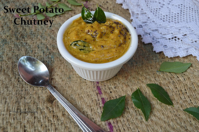 Sweet Potato chutney Recipe | Sakkaraivalli kizhangu Chutney 