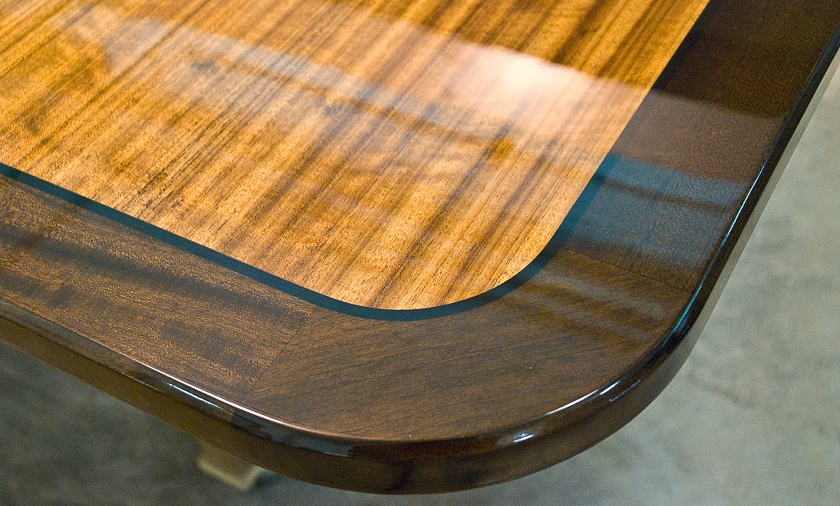 A Professional Wood Finishers Journal High Gloss Conference Table with