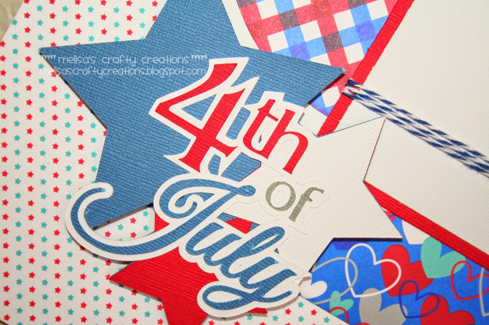 Pretty Paper, Pretty Ribbons: 4th of July Layout