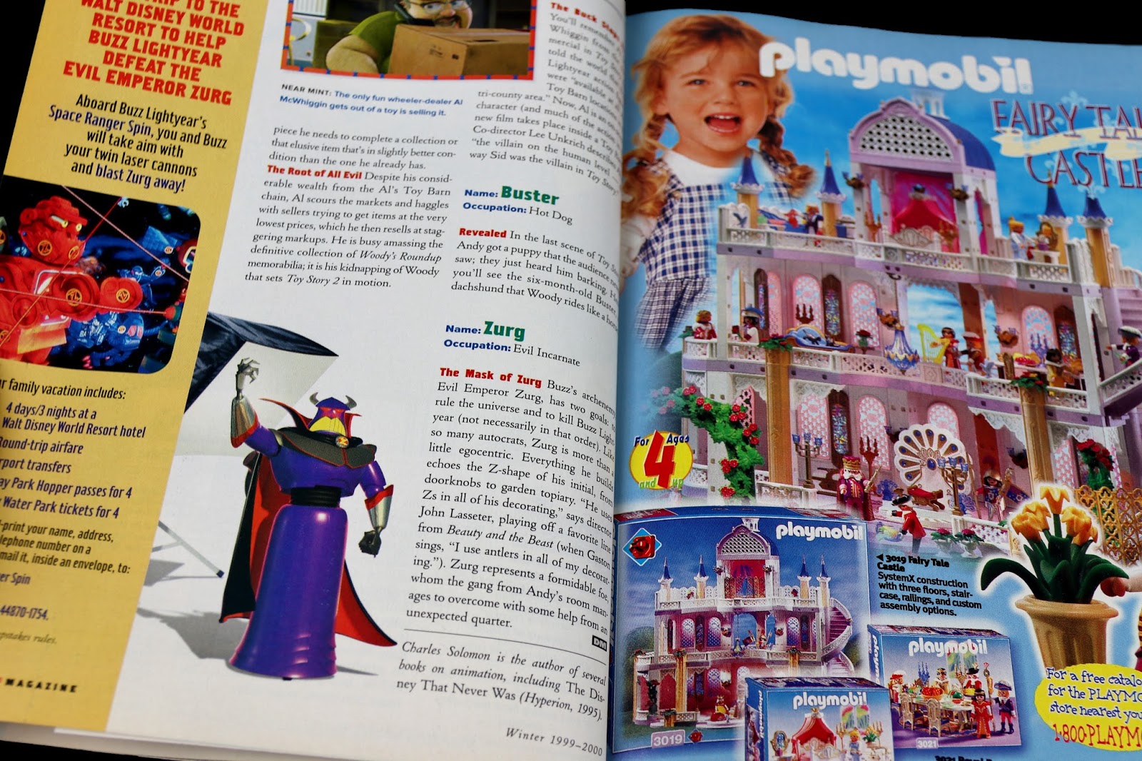 Disney Magazine (Winter 1999-2000 Edition) Toy Story 2