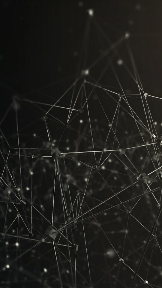 3D Connected Wires Network Render  Android Best Wallpaper