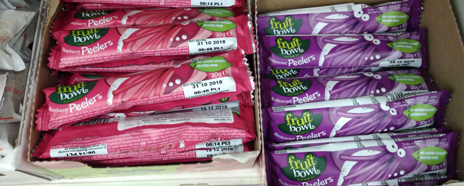 Baton owocowy, Peelers Fruit Bowl Wegańskie Zakupy