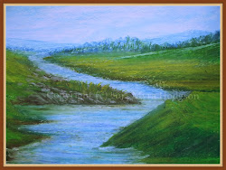 pastel oil landscape painting paintings pastels landscapes seascapes quiet place experimenting