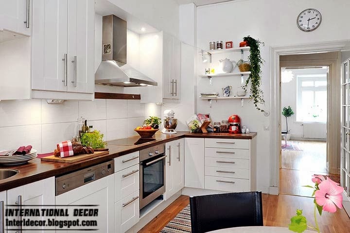 Scandinavian style kitchen, large kitchen designs