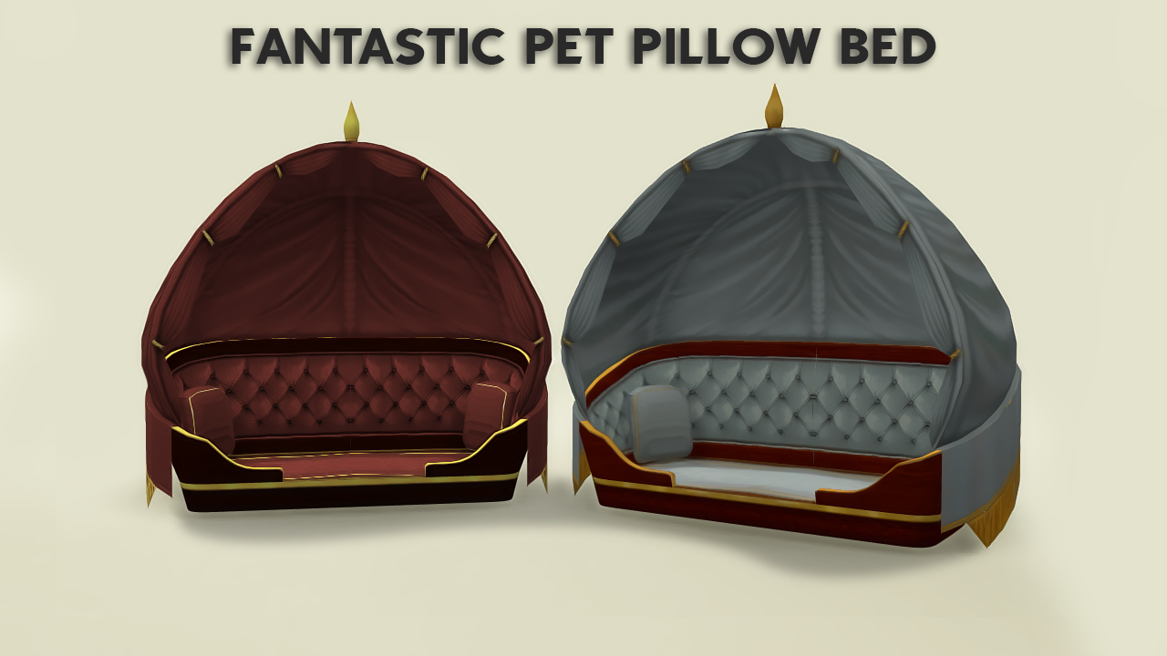 Sims 4 Pet Bed Custom Content Sopseek