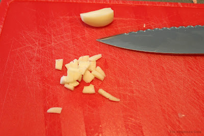 chopped, fresh, garlic