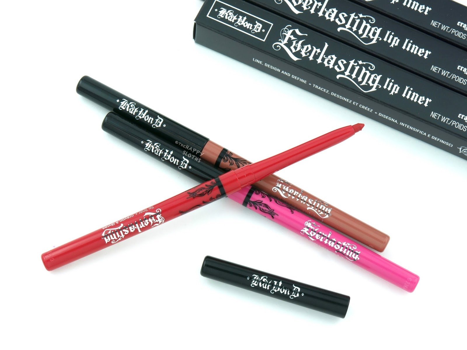 Kat Von D Everlasting Lip Liner: Review and Swatches