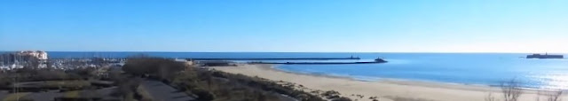 le fort brescou au cap d'agde vue avec un drone en survol 2016