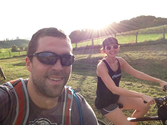 Finding a work out buddy will make staying fit more enjoyable couple cycling