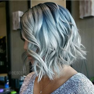 denim hair blue grey trend