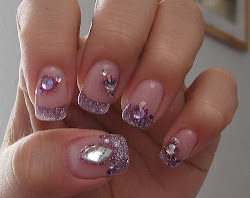 nail purple designs wallpapers