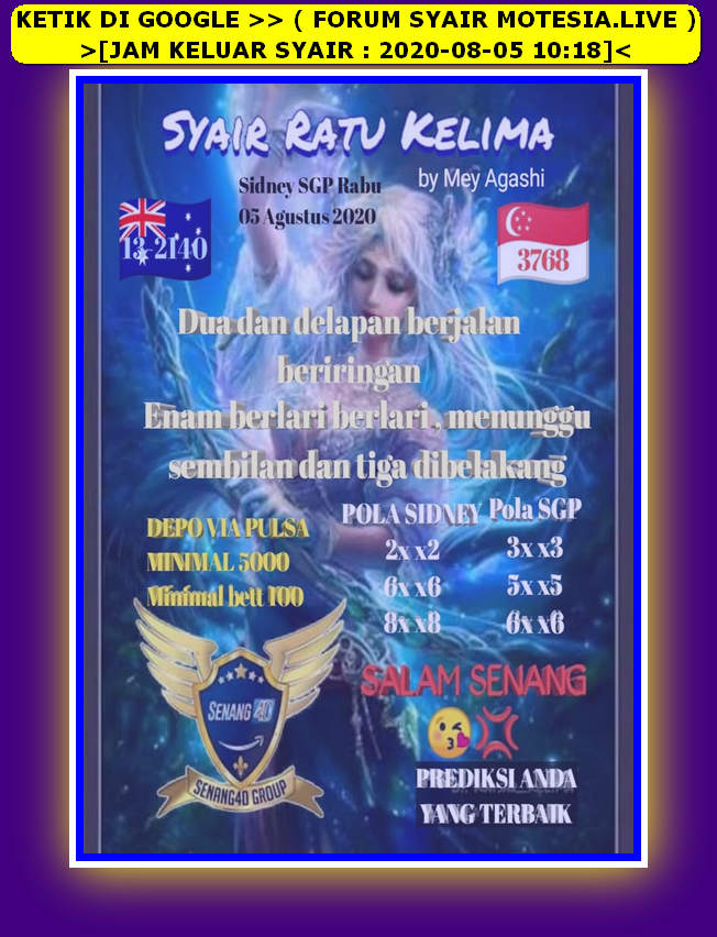 PREDIKSI SYDNEY COJEEL