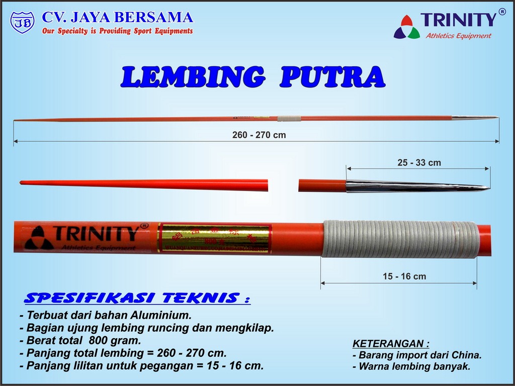 Peraturan Lempar Lembing Beserta Gambar