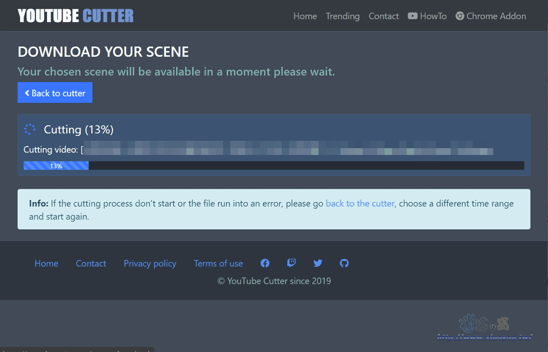Youtube Cutter 剪輯並下載YT影片