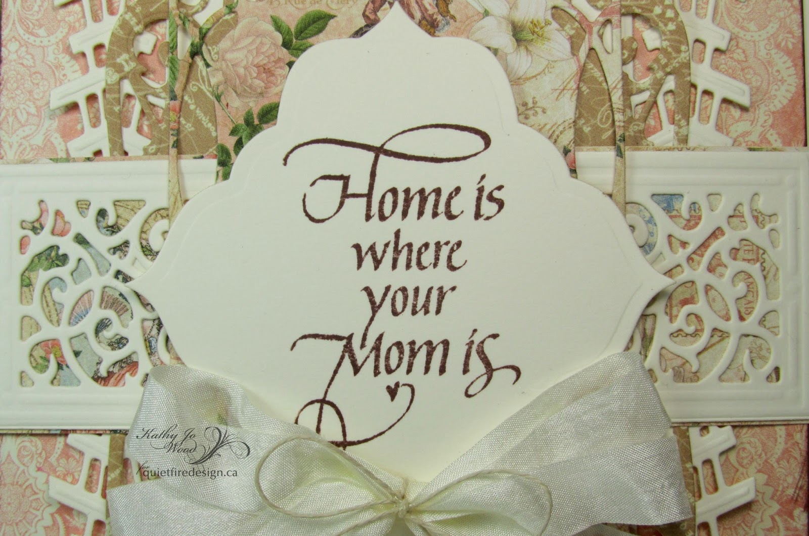 Quietfire Creations "Home is where your Mom is" Mother's Day card