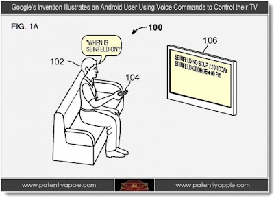 google working on siri like interface for tv, files for patent