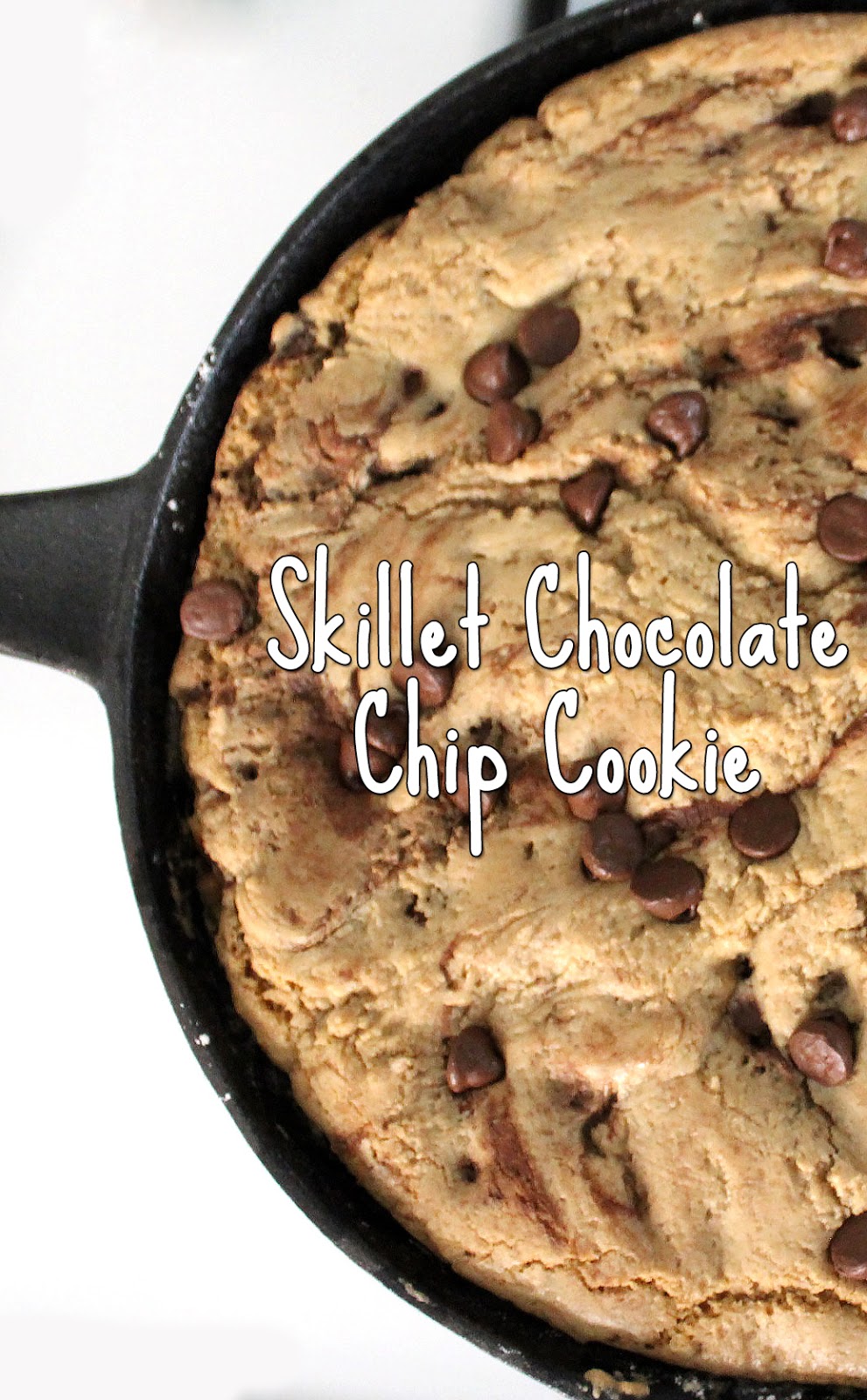 Recipe for Skillet Chocolate Chip Cookie by freshfromthe.com