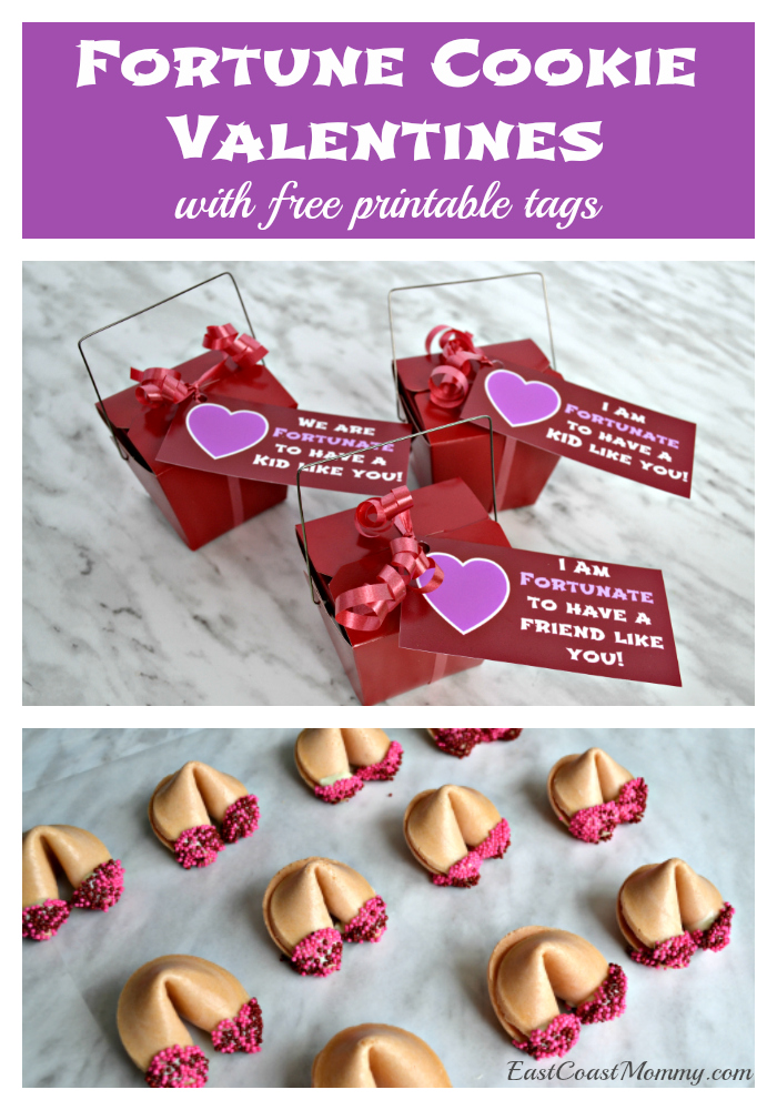 East Coast Mommy Valentine's Day Fortune Cookies... with free