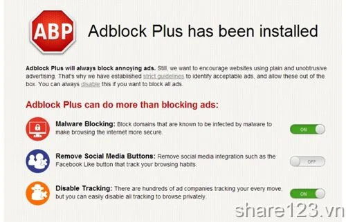 Adblock Plus - Cách chặn toàn bộ quảng cáo khi đang xem phim hoặc lướt web