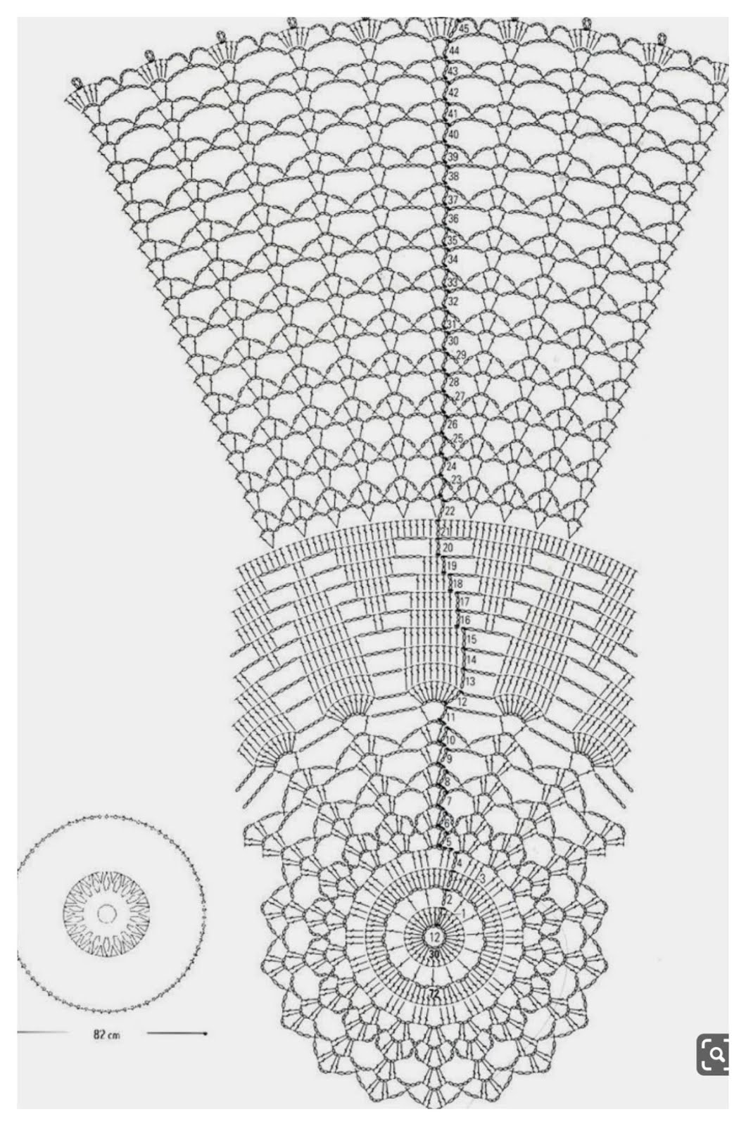 схема вязаной круглой скатерти крючком. скатерть крючком узором ананас схемы. скатерть крючком на круглый стол схемы для начинающих. большие круглые скатерти крючком схемы. схема скатерти крючком диаметром 1.