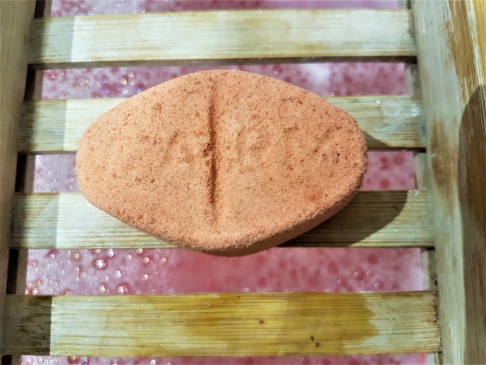 Red Pill Shower Bomb Warm Wishes The Lush Box