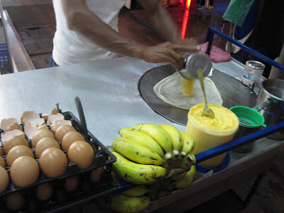 Bangkok street food, roti