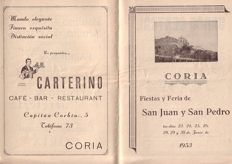 Sanjuanes de Coria 1953
