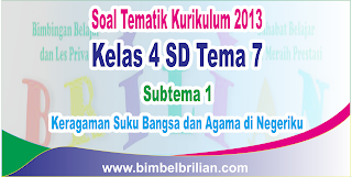 Donwload Soal Tematik Kelas 4 SD Tema 7 Subtema 1 Keragaman Suku Bangsa dan Agama di Negeriku dan Kunci Jawaban Donwload Soal Tematik Kelas 4 SD Tema 7 Subtema 1 Keragaman Suku Bangsa dan Agama di Negeriku dan Kunci Jawaban