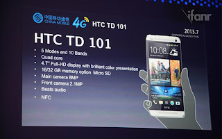 HTC One TD 101 Specs, Price, Review