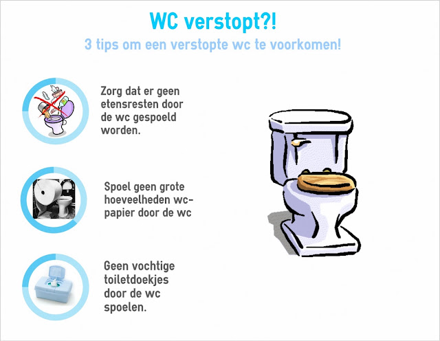 Animal lover Emma: Infographic: 3 tips om een verstopte wc te voorkomen!
