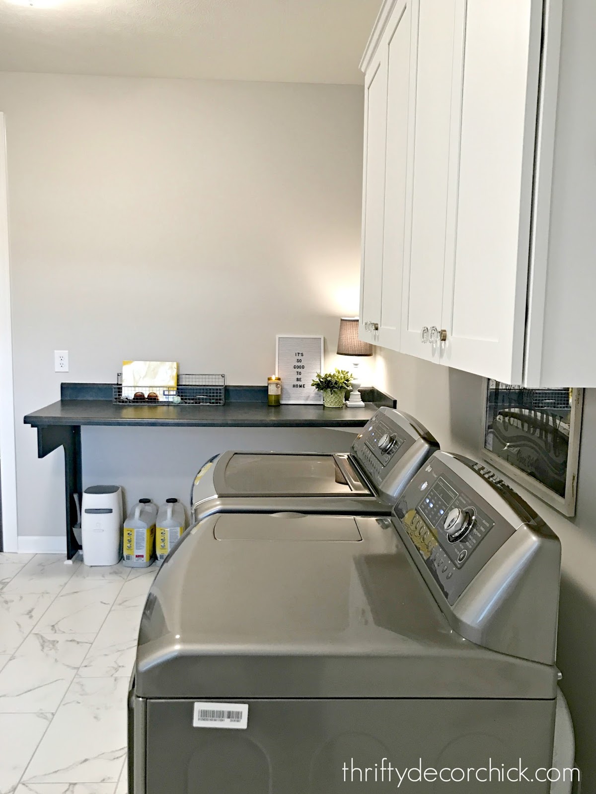 Our mud room laundry room bo this time I love it from Thrifty