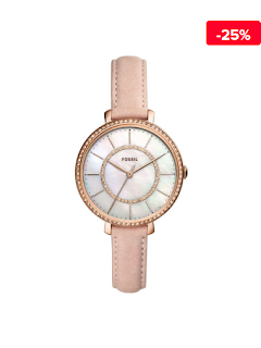 Ceas Fossil Beige ES4455 de femei auriu cu bratara de piele Ceas Fossil Beige ES4455 de femei auriu cu bratara de piele