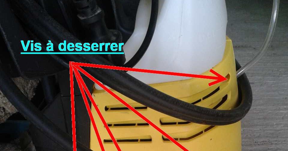 BRICOLAGEFACILE Dépanner un karcher