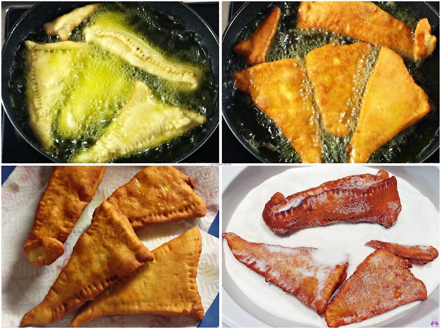 OREJAS DE CARNAVAL RELLENAS DE MEMBRILLO