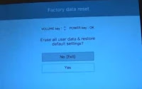 factory data reset