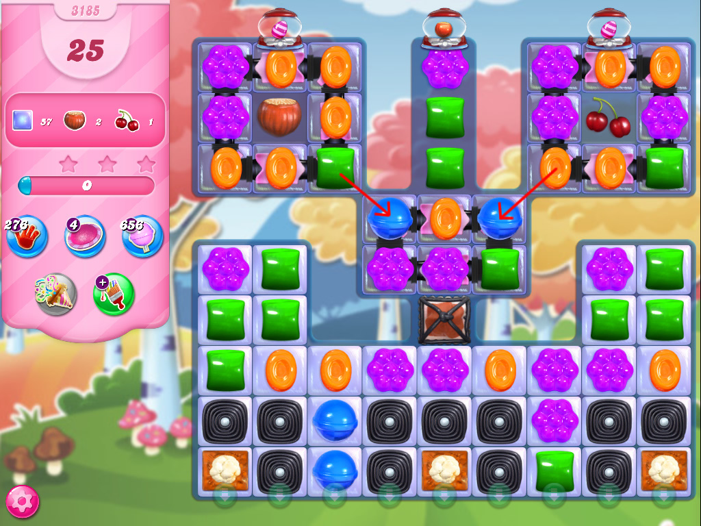Candy Crush Saga level 3185 Candy Crush Saga level 3185