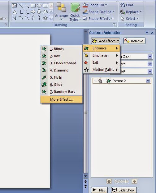 Cara Memberi Effect Pada Ms.Office Power Point