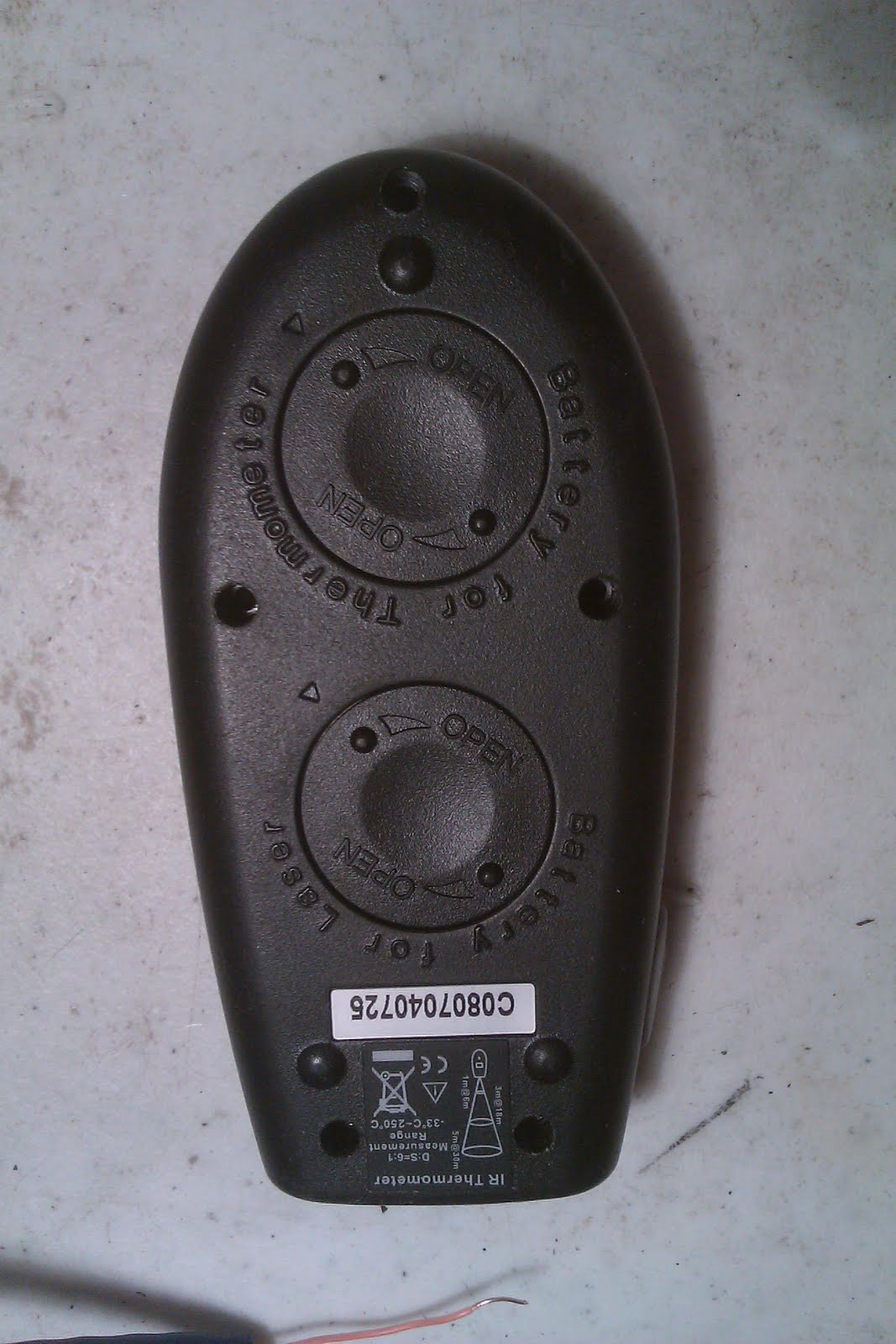 Dbear's blog Harbor Freight Infrared Thermometer teardown