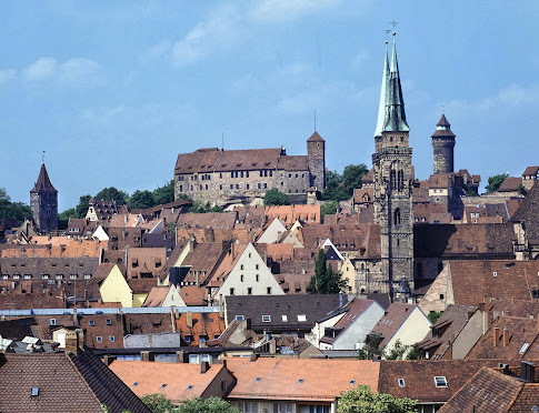 Nürnberger Burg mit Sebalder-Altstadt
