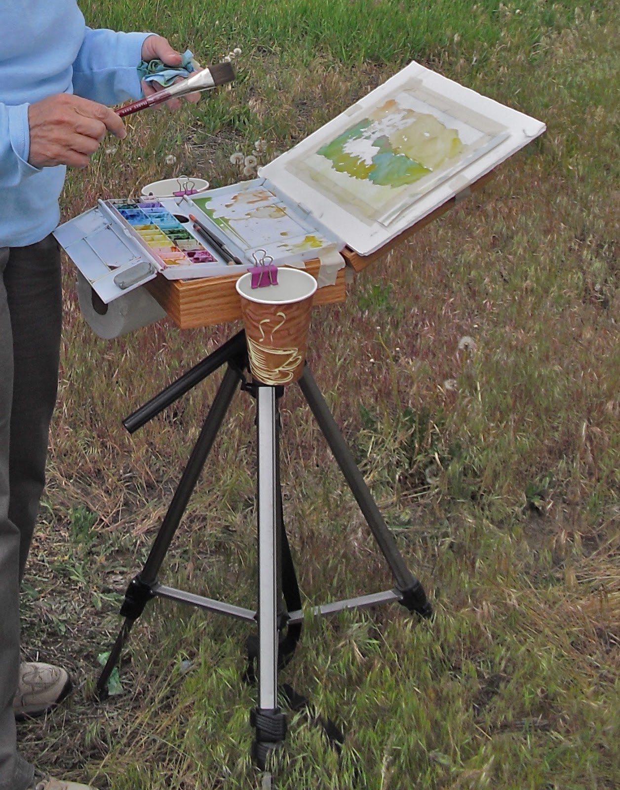 My Upstairs Studio Tippette 25 HomeMade Travel Easels