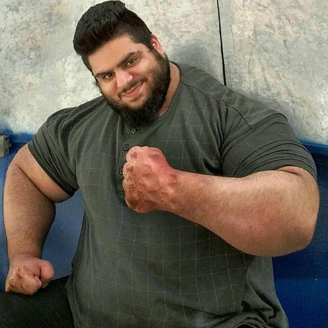Sajad Gharibi Aka The Iranian Hulk, Who Is Weighing More Than 150 Kg ...