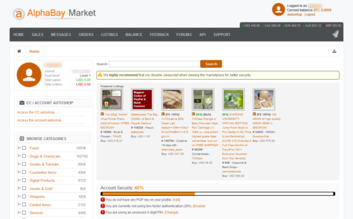 Alphabay Darknet Market