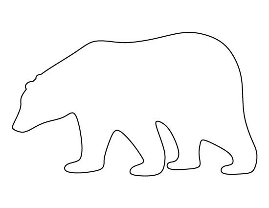 Polar Bear Template Free Printable