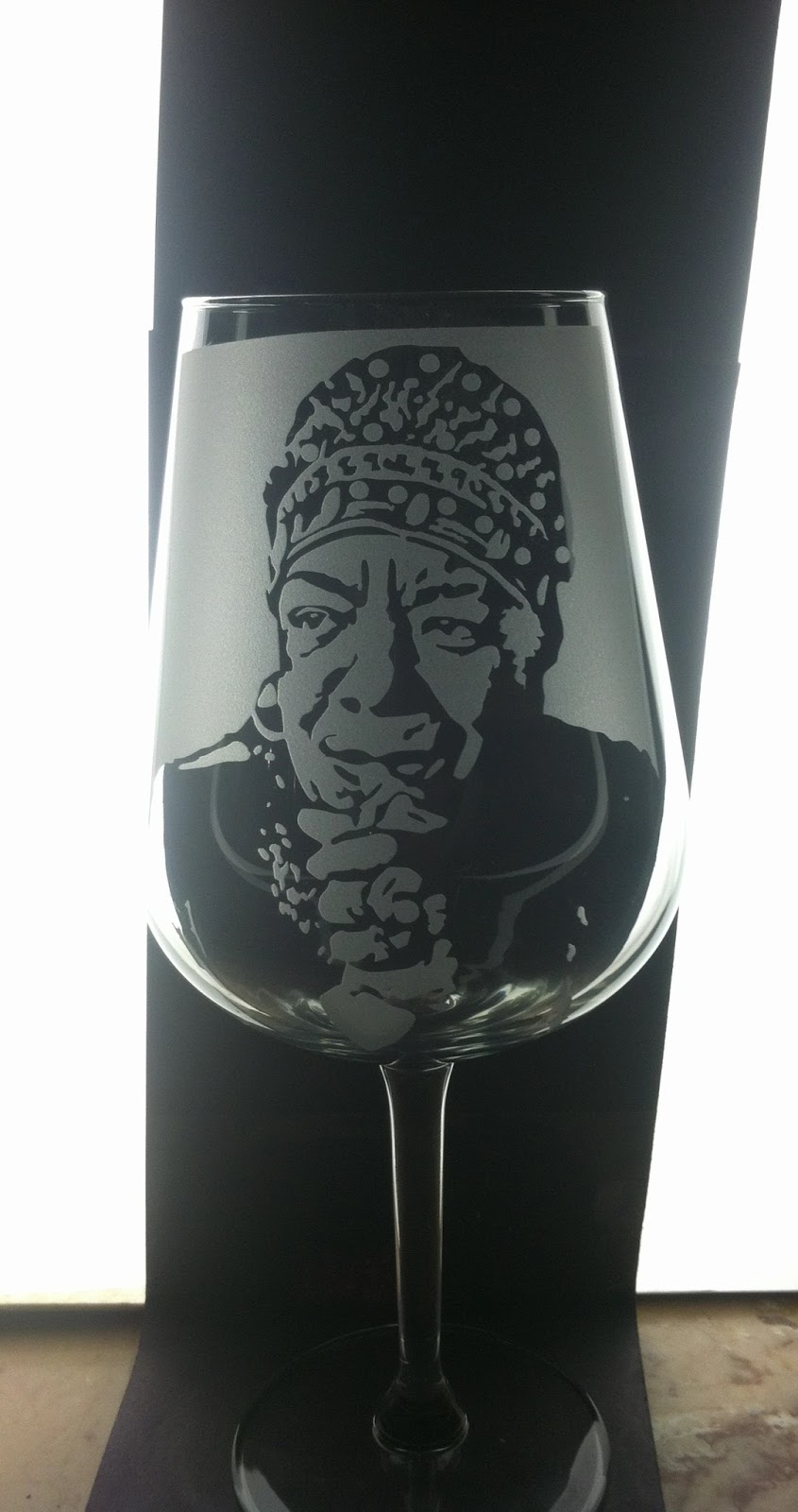 Adu Jahmal The Life of an American Artist 2016 Collection of Stemware