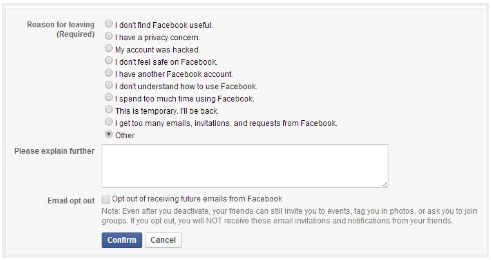 How Can I Deactivate My Fb Account Temporarily | Deactivate Facebook in