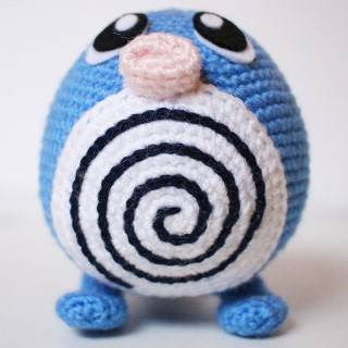 PATRON POLIWAG POKEMON AMIGURUMI 27732