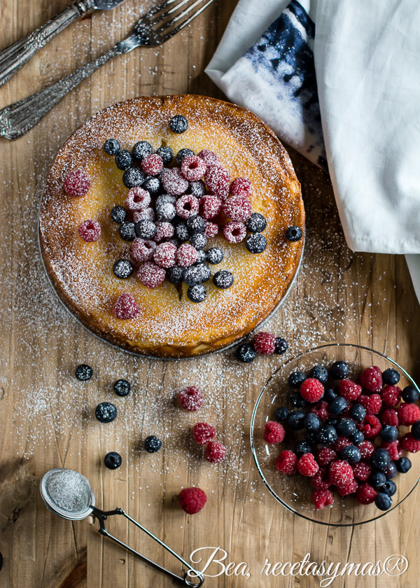 Cheesecake con frutos rojos Cheesecake con frutos rojos