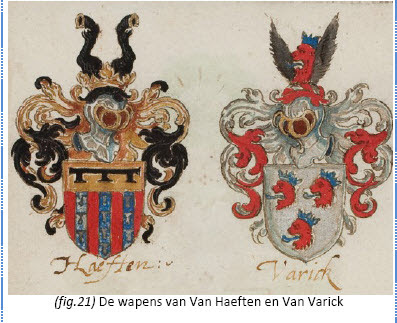 Wapens Van Haeften en Van Varick