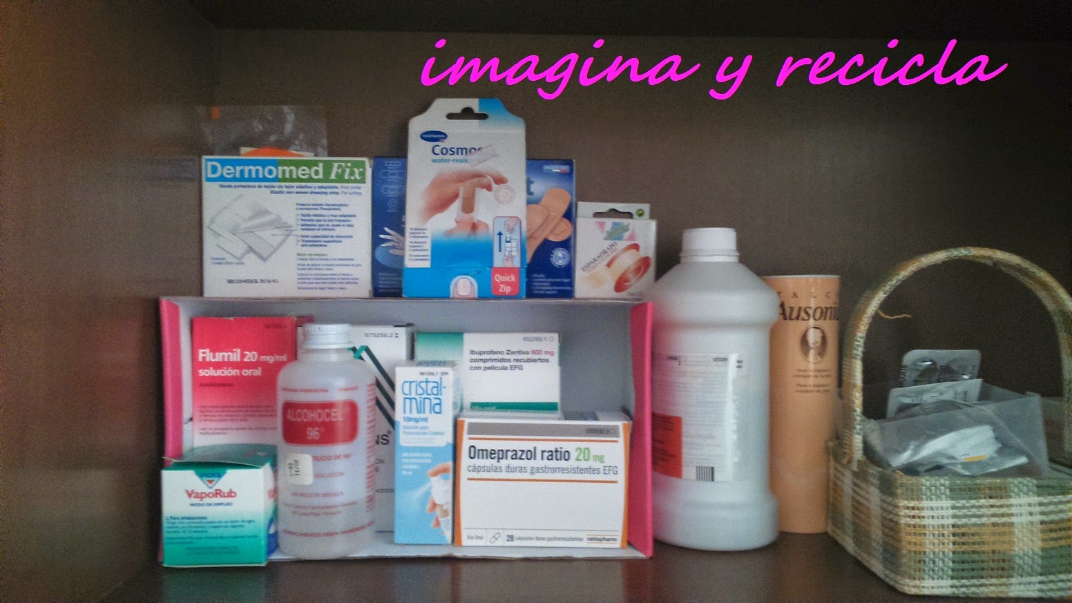 imagina y recicla ★: ideas para tu botiquín