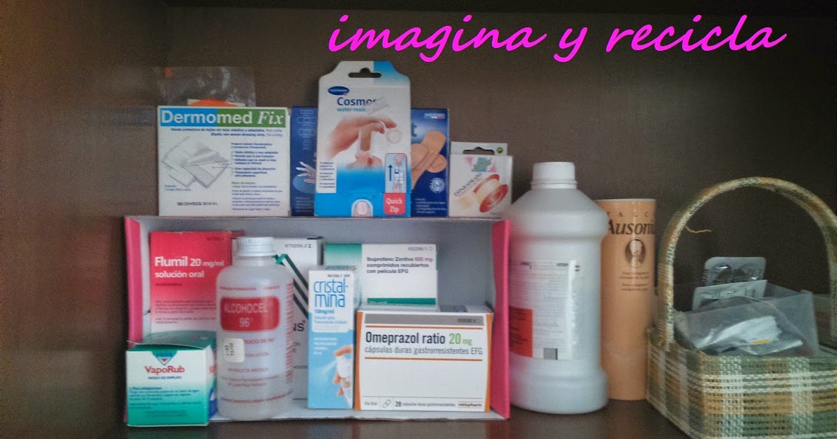 imagina y recicla ★: ideas para tu botiquín